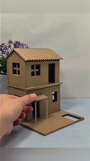 ​Satisfying Cardboard Cuts ✂️​ | DIY Cardboard Dream House! 📦​ | Mini Mansion Scrap Cardboard #paper