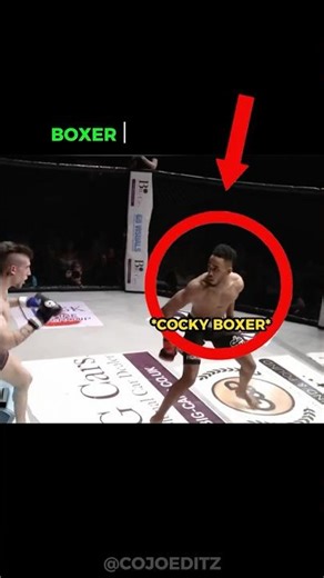 Cocky boxer got his karma☠️ #boxing #shorts