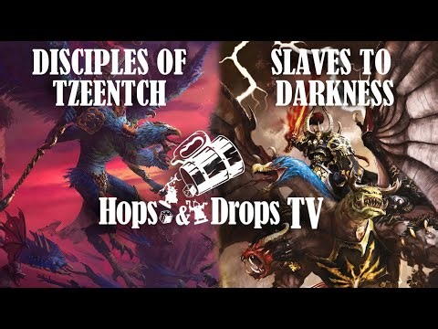 Disciples of Tzeentch vs Slaves to Darkness - Age of Sigmar Battle Report