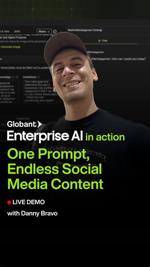 What if you could build and orchestrate a team of AI agents to support your business strategy—no code required?🤖 In this video, Danny Bravo, Product Manager at Globant, demonstrates how to create multiple agents and sub-agents in Globant Enterprise AI and orchestrate their collaboration through user inputs and external tools. Later, we apply this setup to strategic content creation. 🎥 Find the link to the complete video on our highlighted stories. #GlobantEnterpriseAI #GlobantAIPods #AgenticPr
