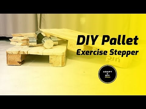 DIY Pallet Exercise Stepper