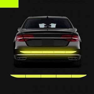 VCTparts® Reflector Sticker / Reflecterende Tape Kofferbak Bumper - Geel (set) | bol