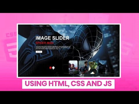 Create Stunning Portfolio Website Using HTML CSS JavaScript 🔥 | Image Slider Project ‪@Apnacode07‬