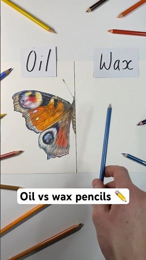 Oil Pencils VS Wax Pencils - Which is BEST for ARTISTS? 👨‍🎨