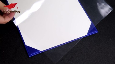 MyGradDay Diploma Cover Diploma Holder Graduation Certificate Cover Smooth 8.5x11 Red