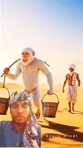 Monkey Attacks Man in Public 😱🐒 | Unbelievable Viral Moment 2025