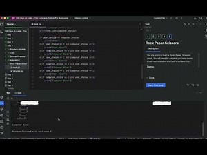 Python Projects - Rock Paper Scissors