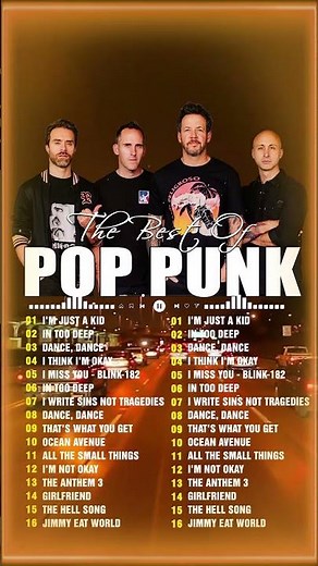 BEST PUNK ROCK SONGS OF THE EARLY 2000S #poppunkmusic#poppunk #punkrock