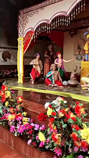 Traditional Indian Dance Performance with Colorful Costumes