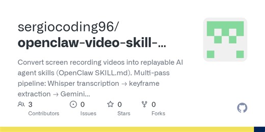 openclaw-video-skill-pipeline/skills/export/debugging-invalid-gemini-api-key-in-openclaw-video-skill-pipeline at main · sergiocoding96/openclaw-video-skill-pipeline