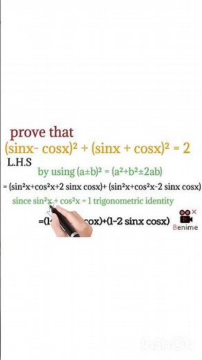 Trignometric identities | simple prove @orbit acadmey #Shorts#math#trignometry