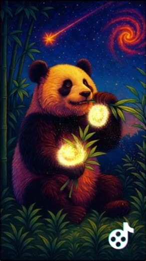 Wait for It… This Panda Turns Cosmic 🌌