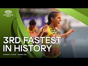 🇪🇹's Hailu runs to 3rd place on 1500m all-time list | World Indoor Tour 2024
