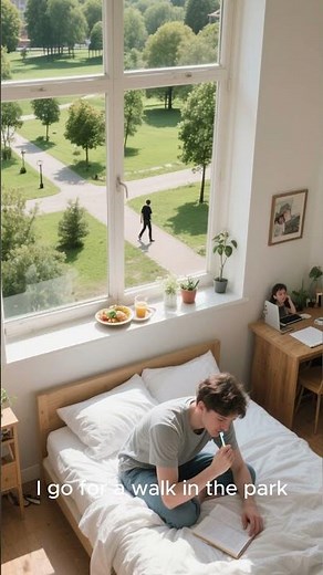 Daily Routine in English | Learn English with Shorts (A1–A2) #learnenglish