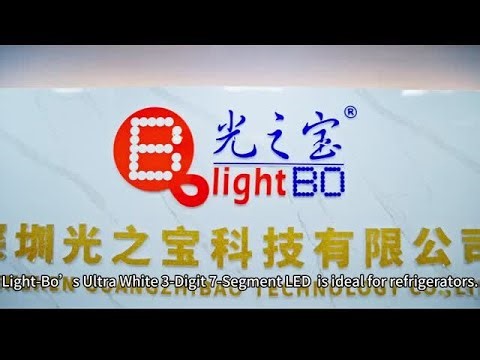 Ultra White 3 Digit 7 Segment LED Display Common Cathode for Refrigerator