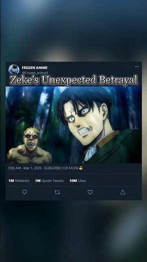 Zeke turned them all into titans💀| Levi vs Zeke🥶| Attack on Titan⚔️