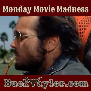 Howdy, friends — Buck Taylor here! For this week’s Monday Movie Madness, I’m takin’ y’all back to 1966 with a wild ride from The Wild Angels! In this clip, you’ll catch me as “Dear John” ridin’ with my motorcycle gang, with none other than Peter Fonda leadin’ the pack as Heavenly Blues. This film was one of the first of its kind. It was raw, rebellious, and full of attitude. Also. it was a real kick bein’ part of it, and I’ll never forget the sound of those engines or the spirit of that set. And