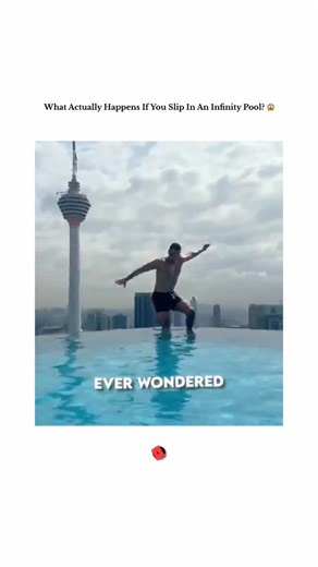 EpicEntertainz on Instagram: "We’ve all seen those terrifying videos of people swimming right up to the edge of a skyscraper infinity pool. It looks like one wrong move or a slippery floatie could send you plummeting down the side of the building. 🏙️📉 But it is actually a massive optical illusion. 🧠✨ Here is the secret they don’t usually show you: • The “Vanishing” Edge: The water isn’t falling into nothingness. It flows over a wall (called a weir) into a hidden catchment basin. • The Safety 