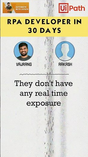 UiPath training in 30 days UiPath UiPath in 30 days project training Rpa developer in 30 days