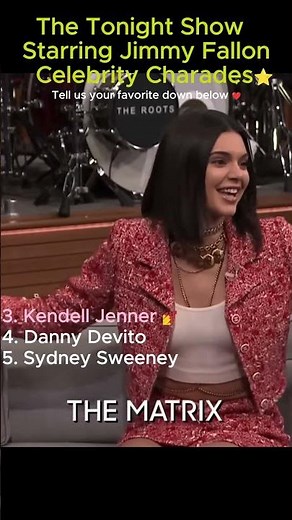 The Tonight Show Starring Jimmy Fallon Celebrity Charades 🔥