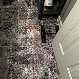 4x6 Area Rugs for Living Room Rug Washable: Abstract Rug for Dining Room Bedroom Carpet Non Slip 4 by 6 Indoor Modern Nursery Home Office Black