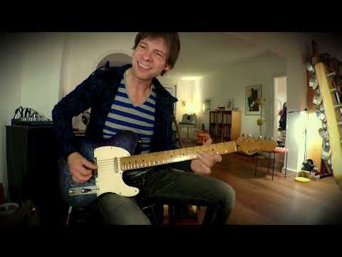 2024 Haar Trad T Blue Paisley, aged (Kloppmann "Tillcaster" Pickups)