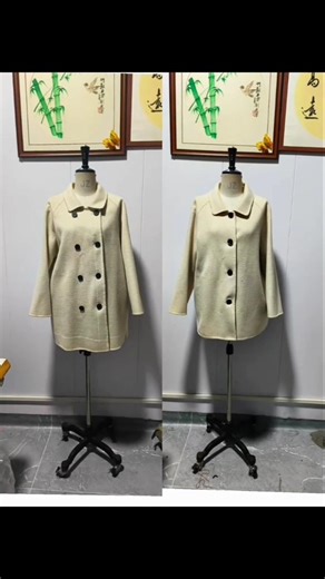 Tutorial on transforming a double-breasted garment into a single-breasted one