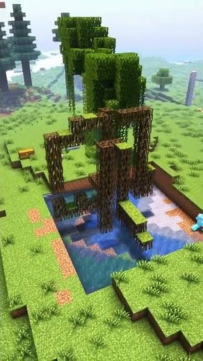 Mangrove Tree Farm In Survival Minecraft (Timelapse)