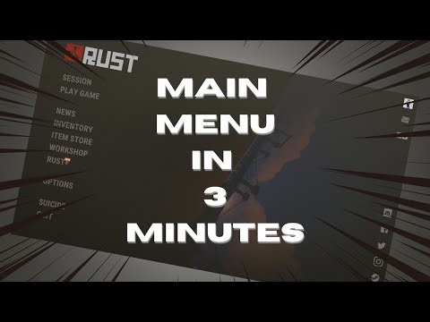 Understand the Main Menu in 3 MINUTES - Rust Tutorial Series #1