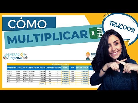✖️ COMO MULTIPLICAR EN EXCEL: 🤓 Aprende a multiplicar en Excel FÁCIL