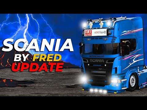 Scania V8 By Fred Update Mod ETS2 1.49