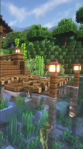 Minecraft: Small River Dock 🚤