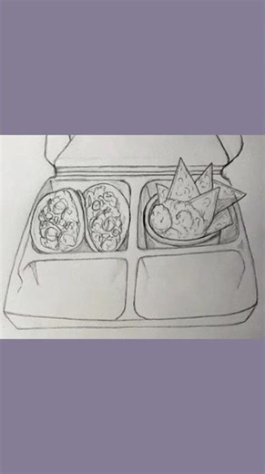 Lunch box tacos and Nachos drawing shorts #lunchbox #drawing #shorts
