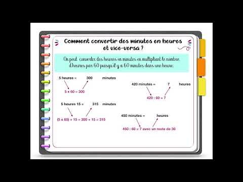 Connaître les unités de mesure de durées