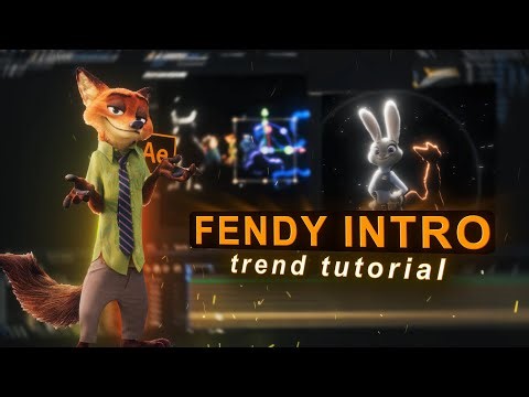 Fendy edit intro tutorial on after effects
