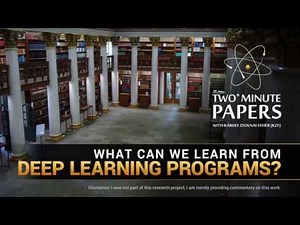 What Can We Learn From Deep Learning Programs? | Two Minute Papers #75