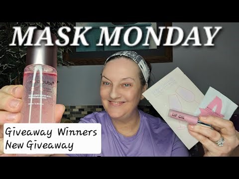 Mask Monday with some of my faves! Giveaway winners, a new giveaway, & fun Chit-Chat! Join me??