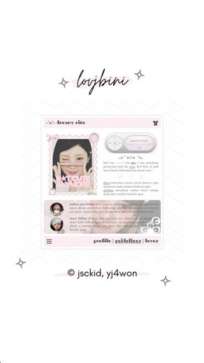 carrd inspo, #tutorial linked #illit #pink