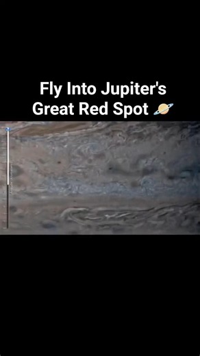 Fly Into Jupiter's Great Red Spot 🪐 (Juno Mission) 😱