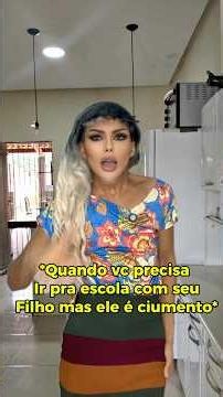 Quando você precisar ir pra escola com seu filho mas ele é ciumento 🤣