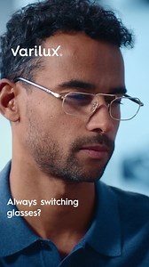 Still switching glasses to read the fine print? Make the smart switch—to Varilux. Choose Varilux progressive lenses. | Essilor | Facebook