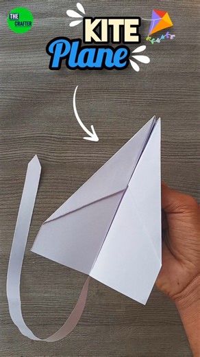 How to make a New fastest flying kite plane 💥 , homemade origami Paper kite 🪁 plane , #shorts #diy
