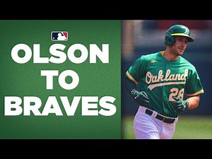 MATT OLSON TRADED TO BRAVES! (All-Star First Baseman's Career Highlights)