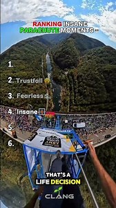 Ranking Insane Parachute Moments🤯 #usa