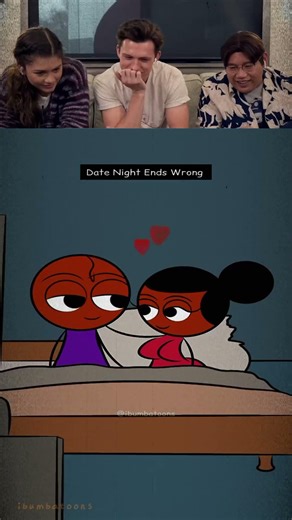 Tom Holland reaction to the funny animated video #tomholland #funny #trytolaugh #reaction #shorts