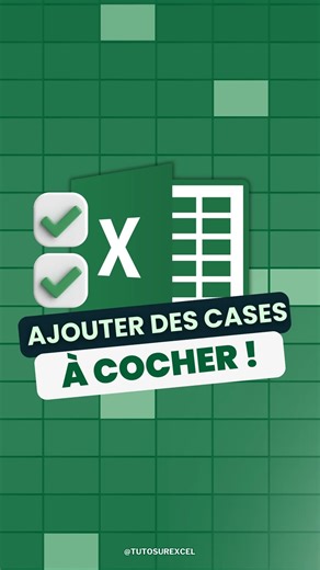 tutosurexcel | Tu veux ajouter des cases à cocher dans Excel sans te prendre la tête ? ✅ La nouvelle fonctionnalité te simplifie la vie en 2 clics, et... | Instagram