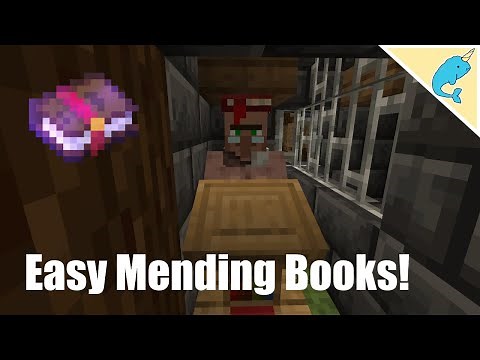 How To Get Mending Books In Minecraft! / Infinite Mending Books Easily!