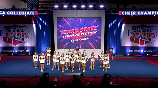 Texas State University Club Cheer [2023 Intermediate All Girl Division IA Finals] 2023 NCA & NDA College National Championship