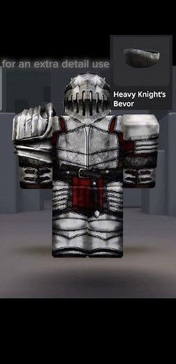 Knight avatar tut #tutorial #roblox #fyp #knight #avatar