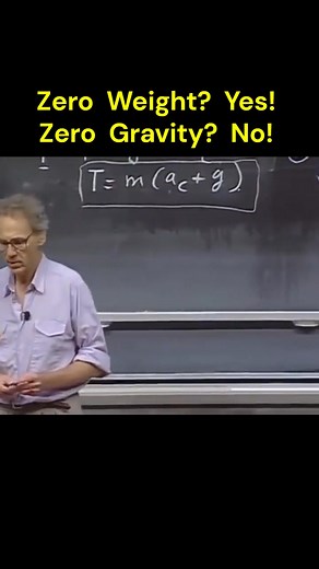 27K views · 435 reactions | Zero weight or gravity? In this video, Professor Walter Lewin discusses the idea of zero gravity (not zero gravity) in airplanes. ZERO GRAVITY experiments from airplanes, must be called “ZERO WEIGHT experiments!” | Fadhel Mahdi | Facebook